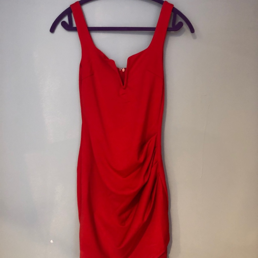 Red dress